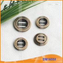 Bouton en alliage de zinc et bouton en métal et bouton de couture en métal BM1659